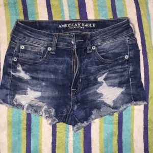 American Eagle Outfitters super stretch X Jean shorts